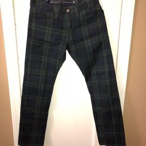 levi's plaid pants
